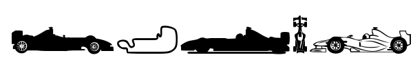 Formula 1 font preview